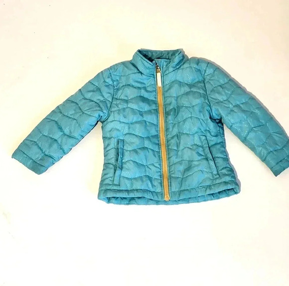 Cat & Jack Green Puffer Coat - Picture 2 of 6